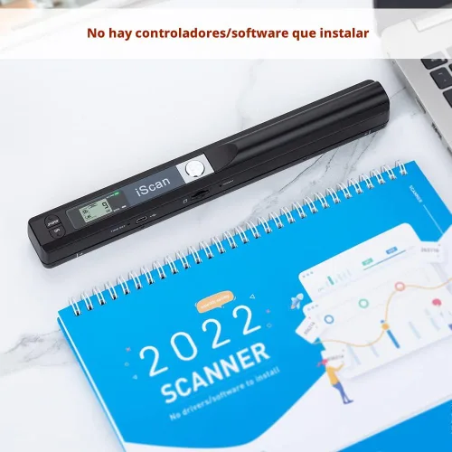 Vista 6 de Escáner portátil, escáner de fotos para documentos A4, escáner de mano para negocios, fotos, imágenes, recibos, libros, selección de formato