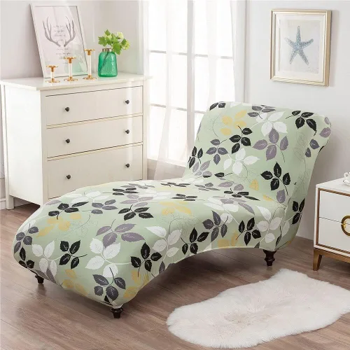 Vista 24 de Funda elástica para tumbona, funda elástica para tumbona de lujo, para sala de estar, muebles de interior, ultra suave, lavable a máquina (1)
