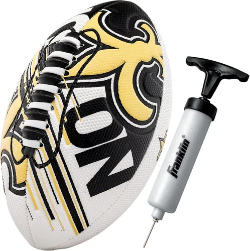 Vista 17 de Franklin Sports NFL Team Mini Balones de Fútbol Americano - Juvenil 8.5" Balón de Fútbol Americano con Licencia Oficial de la NFL + Conjunto