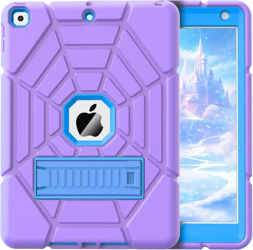 Vista 12 de Grifobes - Funda para iPad de 9.ª generación, para iPad de 8.ª/7.ª generación 2021/2020/2019, funda protectora resistente de 10.2" con soporte