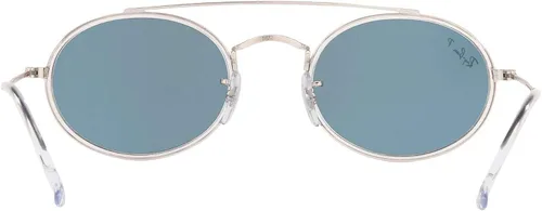 Vista 4 de Ray-Ban RB3847N - 00302 - Gafas de sol plateadas con azul 2047in plateado