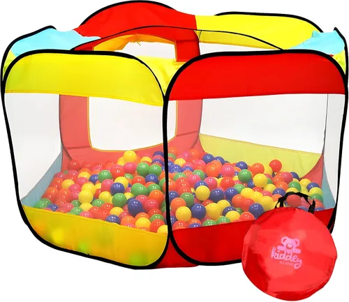 Vista 10 de Piscina de Pelotas para Niños Tienda Emergente Grande para Niños Pequeños - Juguetes de Regalo para Interior y Exterior para Bebés Niñas y Niños