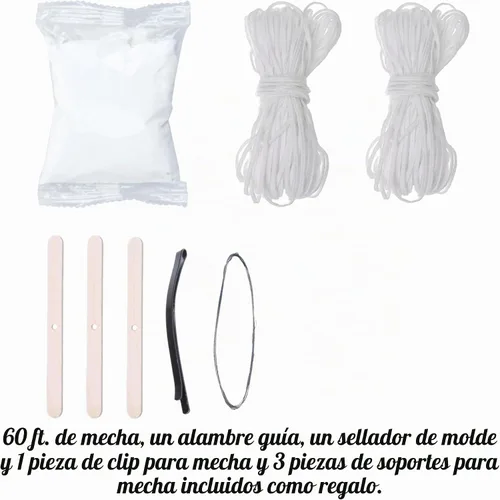 Vista 4 de MILIVIXAY 4 moldes de plástico para velas, incluyendo moldes de pilar, cilindro, rectángulo y esfera para cera de abejas