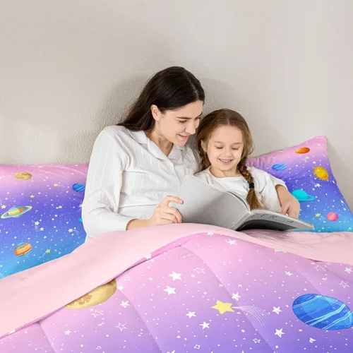 Vista 69 de Erosebridal Edredón de Gatos Lindos para Niños con Líneas de Arcoíris Neón, Juego de Ropa de Cama Individual para Niñas, Niños y Adolescentes, Gatos