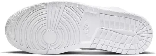 Vista 6 de Men's Jordan 1 Mid WhiteWhite-White (554724 136)