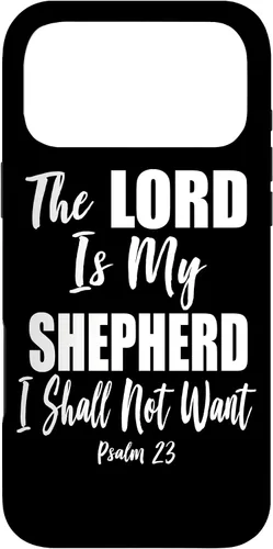 Vista 22 de The Lord is My Shepherd - Funda con versículo bíblico cristiano para iPhone 17