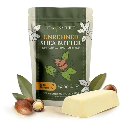 Vista 10 de Era of Nature Manteca de Cacao Cruda – 100% Pura y Sin Refinar, Cacao Prensado en Frío – Para Cuidado de la Piel y del Cabello DIY – Hidratación
