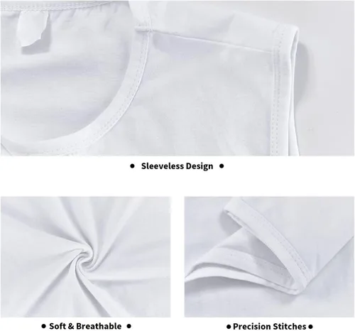 Vista 5 de Men Muscle Quick Dry Tank Top Sleeveless Shirts Undershirts for Gym Runing