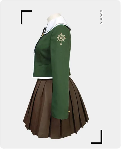 Vista 3 de Anime Fujisaki Chihiro - Disfraz de uniforme escolar para mujer y niña