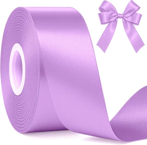 Vista 85 de Fullive Cinta de 1 pulgada para envolver regalos, cinta de Halloween de color morado oscuro de 30 yardas Sleek Glossy, Wear Resistant, Easy Cut