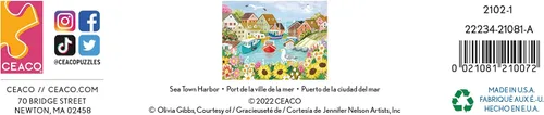 Vista 7 de Ceaco - Olivia Gibbs - Sea Town Harbor - Rompecabezas de 300 piezas