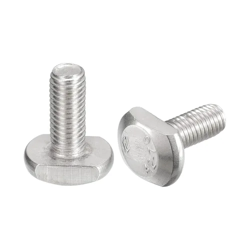 Vista 11 de uxcell Pernos de ranura en T, 5 piezas M5x16mm ranura en T Pernos deslizantes Pernos deslizantes 304 Tornillos en forma de T de acero inoxidable