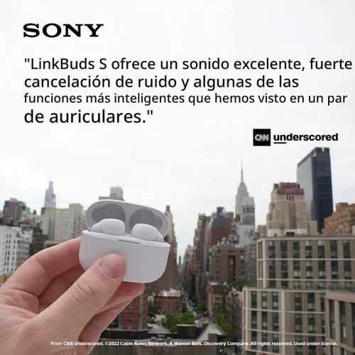 Vista 15 de Sony LinkBuds S - Auriculares de botón verdaderamente inalámbricos con cancelación de ruido con Alexa integrado, auriculares Bluetooth compatibles