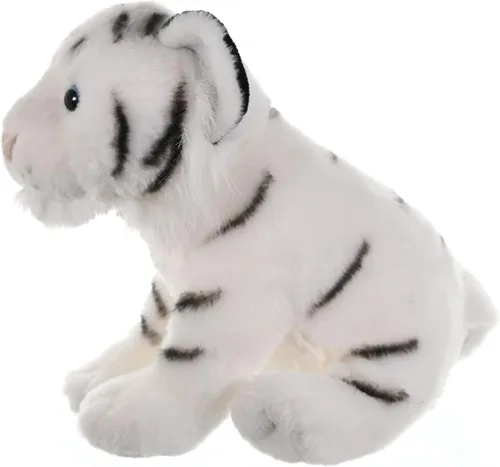 Vista 9 de Wild Republic Peluche de cachorro de tigre blanco, 12 pulgadas