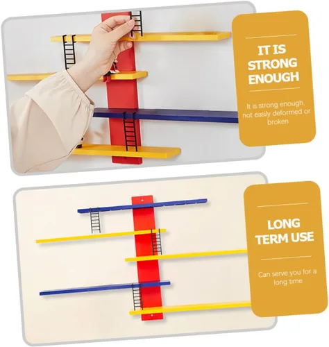 Vista 7 de Holibanna Mini estante de pared para dormitorio, niños y niñas, estante de almacenamiento de juguetes, estantes flotantes para decoración