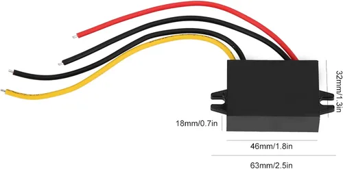 Vista 2 de F12S48V1A2S 12V a 48V Módulo de aumento de voltaje Módulo de aumento de voltaje Regulador de potencia Convertidores de potencia de refuerzo 2.480 x