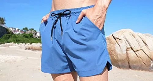 Vista 4 de COOFANDY - Traje de baño para hombre de secado rápido