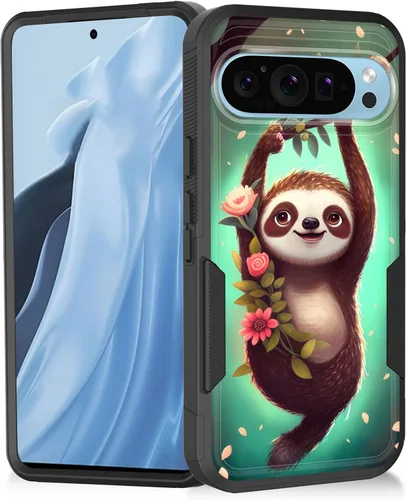 Vista 104 de Funda para Pixel 11 Pro XL, resistente de doble capa híbrida de policarbonato duro de goma suave a prueba de golpes para Google Pixel 11 Pro XL 6.8