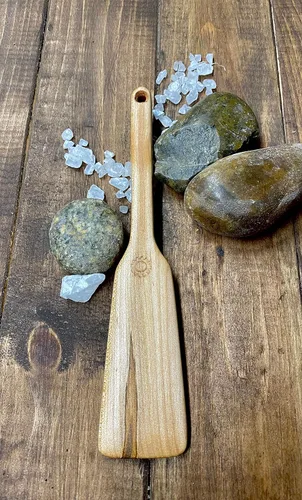 Vista 4 de Juego de espátulas Spurtle de 3 piezas de arce ambrosía