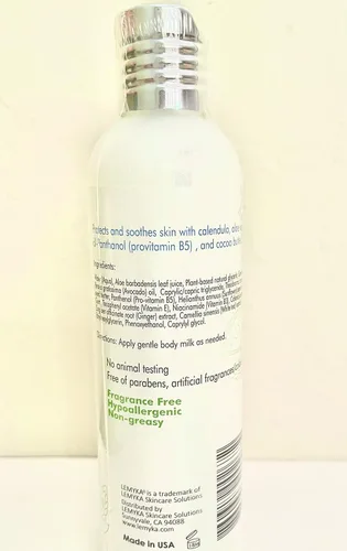 Vista 8 de Crema corporal para el eccema para aliviar el eccema, loción natural para manos y cuerpo, suave para pieles sensibles, 8.3 onzas, infundida con aloe
