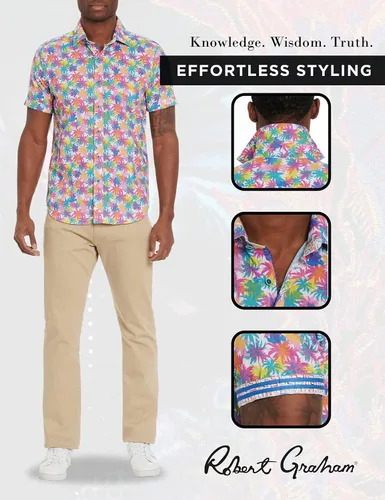 Vista 5 de Robert Graham Palm Cove para hombre SS