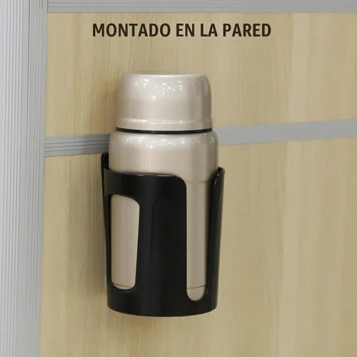 Vista 4 de Large Cup Holder Wall Mount, Heavy Duty Plastic Drink Holder