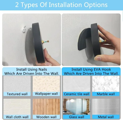 Vista 6 de Moderno reloj de pared grande sin marco, funciona con pilas, espejo 3D, relojes de pared decorativos para decoración de sala de estar (negro)