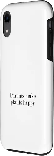 Vista 2 de iPhone XR Parents make plants happy Case