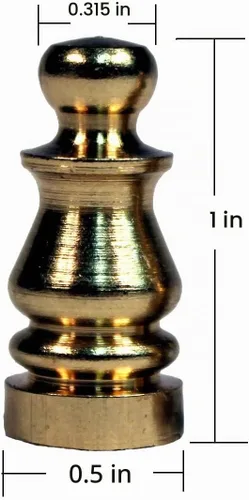 Vista 2 de Creative Hobbies® Kit de arpa de lámpara de 8 pulgadas, acabado dorado, arpa de peso regular, acabado premium y base de arpa para lámparas de mesa