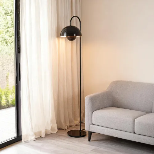 Vista 4 de Lámparas de pie de arco para sala de estar, lámpara de pie decorativa de 63 pulgadas de alto, lámpara de pie decorativa colorida casa de campo E26