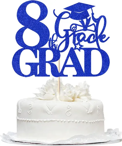 Vista 10 de Decoración para tartas Congrats Masters 2025, decoración de pastel de felicitaciones graduadas, suministros de decoración de fiesta de graduación