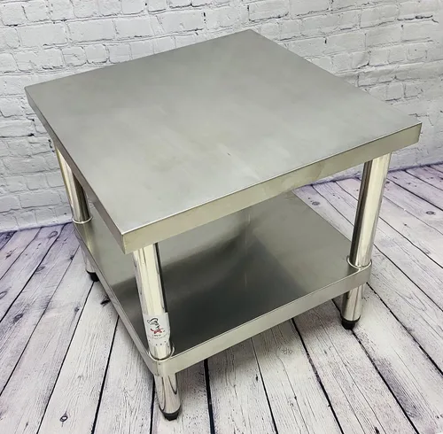 Vista 2 de Mesa de acero inoxidable para olla de arroz de gas 20 "pulgadas x 20 pulgadas
