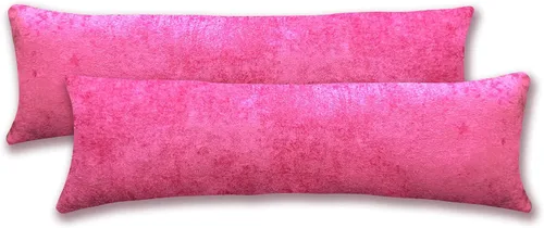 Vista 13 de Fresh Ideas Funda de almohada corporal de microfibra, 20 x 54 pulgadas, marfil, paquete de 2
