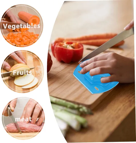 Vista 9 de Cabilock Protectores de dedos para cortar práctico soporte de seguridad alimentaria para verduras, frutas, carnes al azar