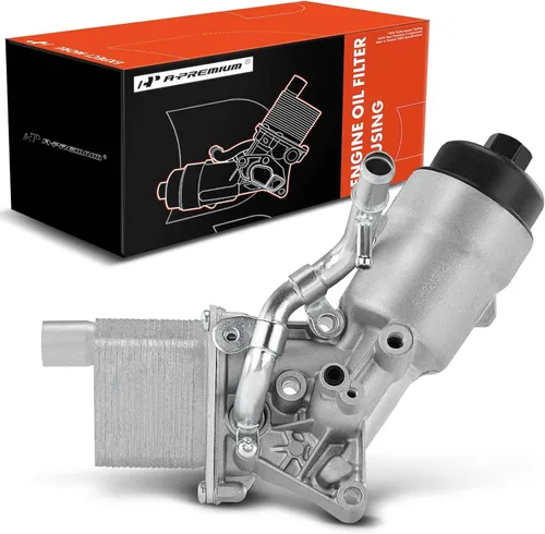 Vista 9 de A-Premium Enfriador de Aceite del Motor y Conjunto Adaptador de Carcasa del Filtro de Aceite con Juntas Compatible con Vehículos Buick, Chevy -1.4L