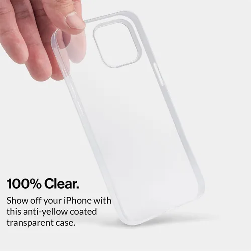 Vista 4 de totallee Funda delgada para iPhone 15 Plus, la más delgada, minimalista, para Apple iPhone 15 Plus (2023) (transparente)