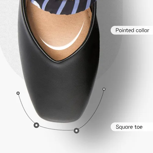 Vista 3 de Women's Flats Dressy Comfortable Flats Shoes Women Ballet Flats with Straps Dress Shoes