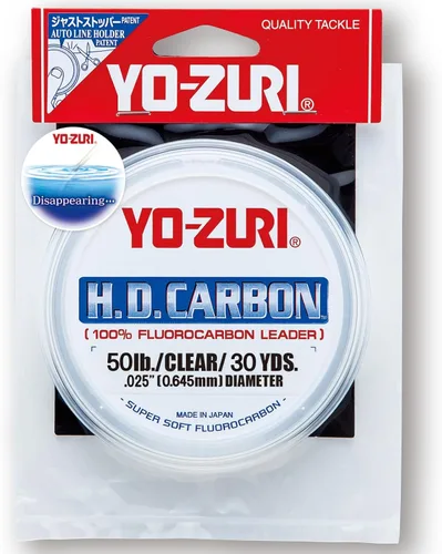 Vista 10 de Yo-Zuri H.D. Línea líder de fluorocarbono de 30 yardas Multi