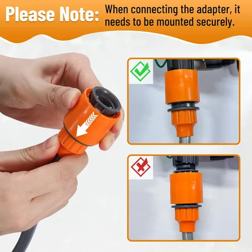 Vista 4 de Bomba de lavado a presión eléctrica inteligente portátil de 120 W, 80 PSI, 12 V, potente kit de lavado de presión portátil para el hogar, coche