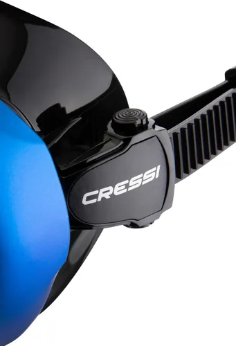 Vista 3 de Cressi Máscara de buceo y apnea antivaho de una sola lente - Falda de silicona para un ajuste flexible - A1: Diseñado en Italia