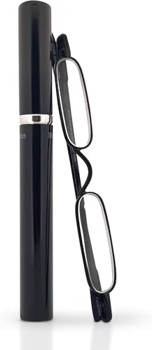 Vista 11 de Mini Reader Reading Glasses & Tube Case Agua