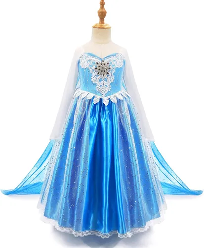 Vista 2 de TYHTYM Princess Costumes Little Girls Dress Up Fancy Halloween Christmas Party
