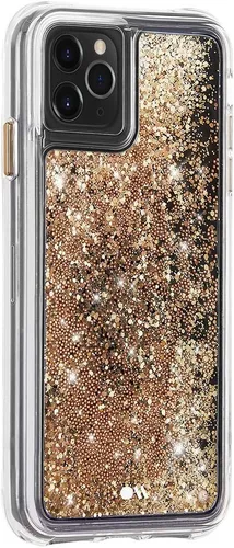 Vista 7 de Case-Mate - WATERFALL - Funda con purpurina para iPhone 11 Pro - 5.8 pulgadas - Oro
