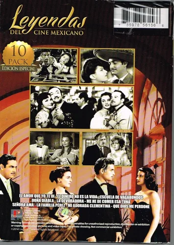Vista 5 de LEYENDAS DEL CINE MEXICANO "10 PELICULAS EDICION ESPECIAL" VOL.1 EL AMOR QUE