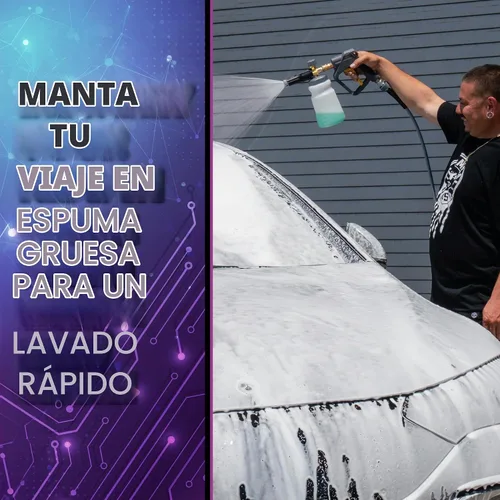 Vista 5 de Chemical Guys, Adjustable Foam Cannon for Pressure Washers, 32 oz