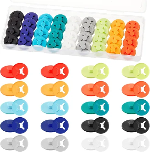 Vista 11 de Juexica Clips de babero para correr, sistema de fijación de hebilla de número de carrera, soporte de sujetador de maratón para eventos de campo