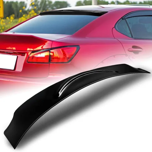 Vista 2 de Q1-TECH, Alerón de techo de ventana trasera compatible con Lexus IS250 / IS350 / is-F ISF 2006-2013, alerón de visera de techo de ventana trasera