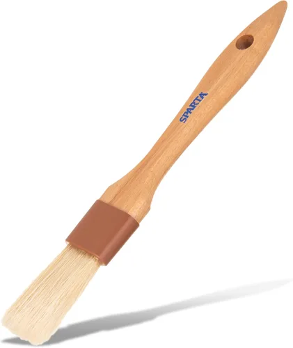 Vista 8 de SPARTA 4037000 Cepillo de repostería de nailon para hornear cerdas de jabalí en ángulo con mango de madera dura y cerdas epoxi para cocinas