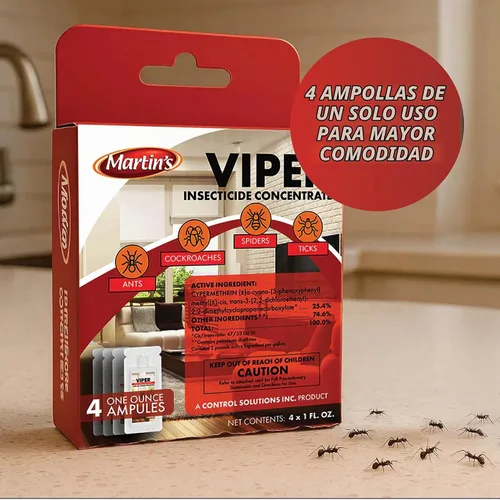Vista 4 de Control Solutions Concentrado insecticida Martins Viper 4oz