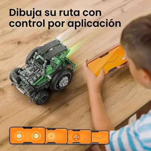 Vista 5 de Sillbird Kit de construcción de automóviles robot con control remoto